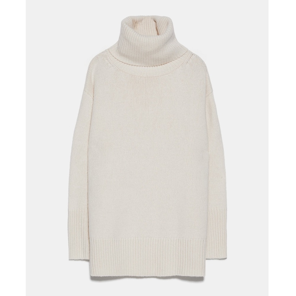 LAST 1️⃣-NWT Zara Cashmere Turtleneck Sweater - Picture 7 of 10